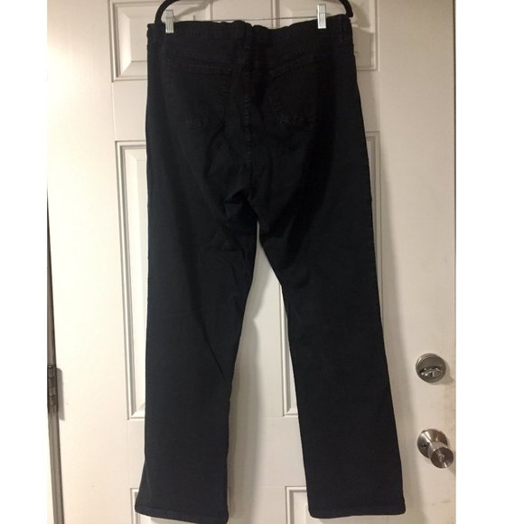 NYDJ Straight Leg Marilyn Jeans, size 16, Black - Picture 2 of 8
